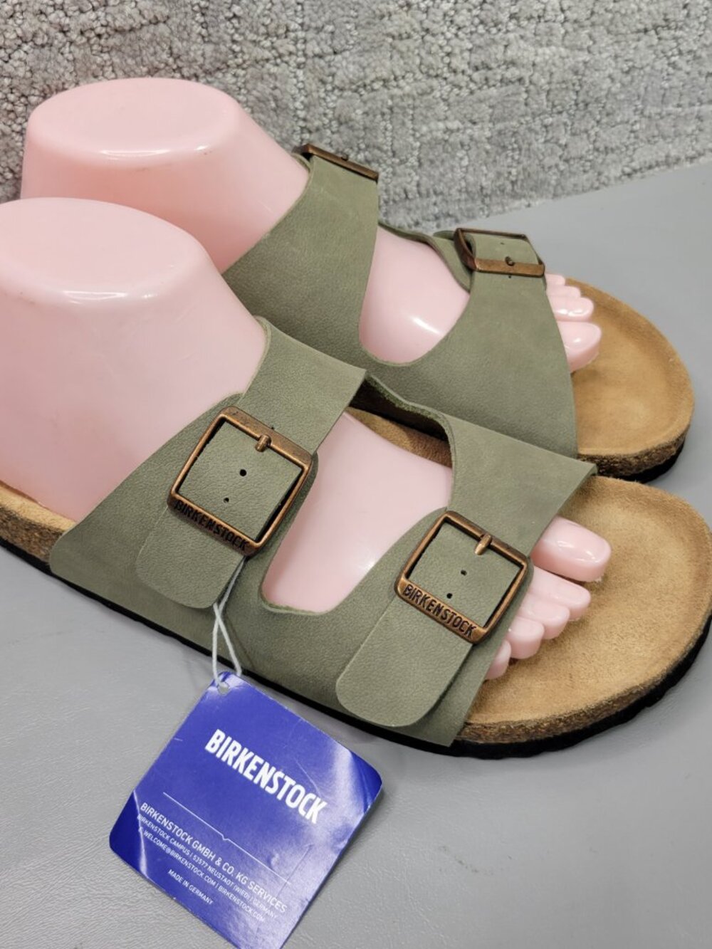 Birkenstock Arizona Unisex Size EU 39 US L8 M6 Stone Slip On Sandals. - Picture 15 of 15